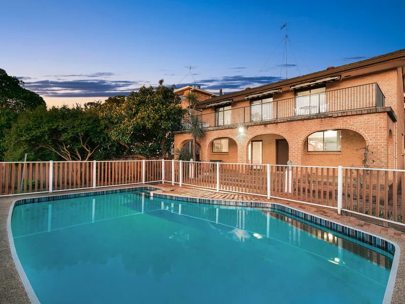 Expansive Four Bedroom Family Home with Water Views and Pool