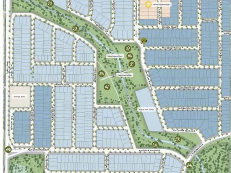 Titled Land - Elevated Position Overlooking Park & Wetlands