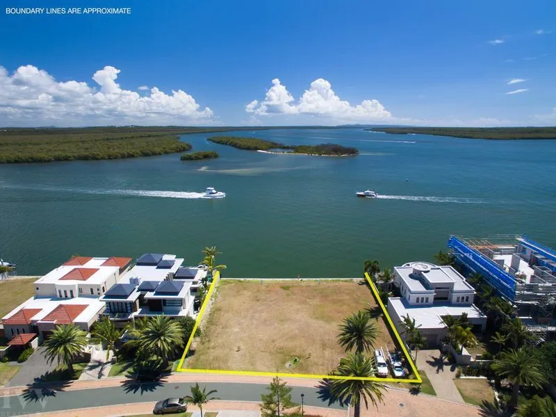 Grand Opportunity to Build Your Dream Home! Due North, Broadwater Double Block!