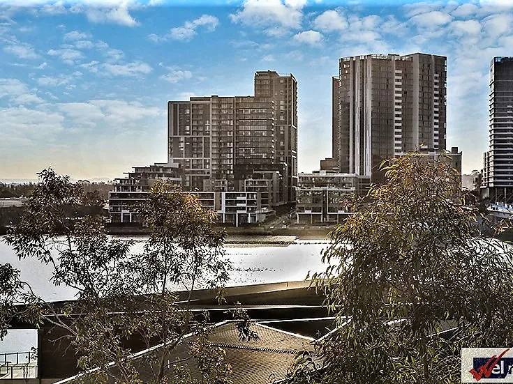 North facing 2 bedroom with wonderful water and garden view