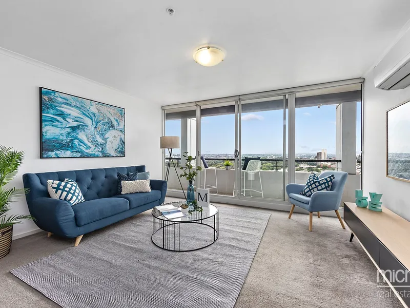 Exclusive Entertainer with Sweeping Views and Iconic St Kilda Road Address