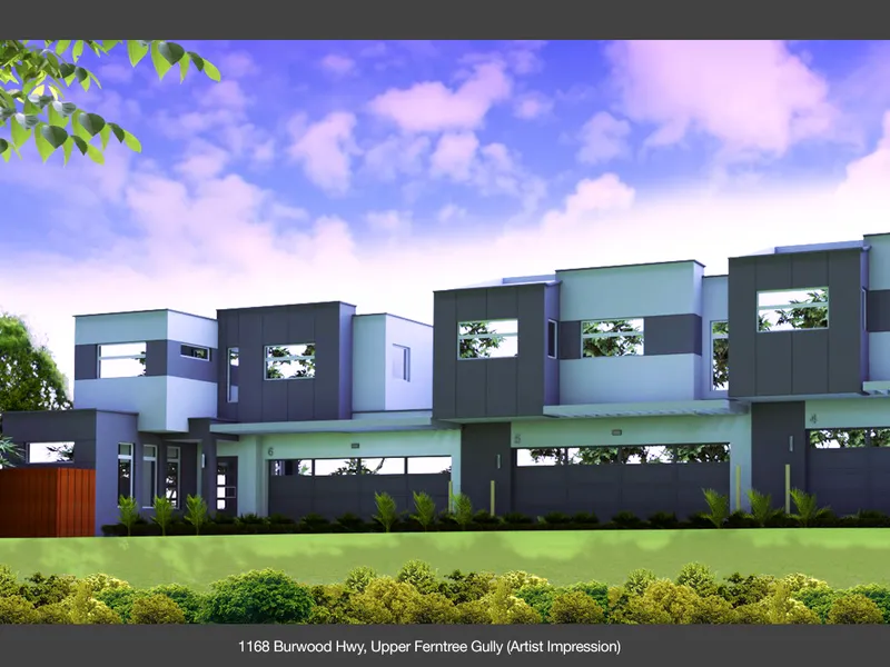 BRAND NEW TOWNHOUSES IN UPPER FERNTREE GULLY #Builder Appointed #Finance Approved #Double Glazed windows throughout