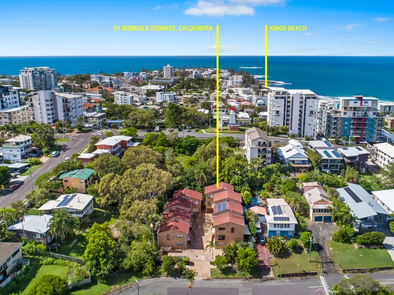 Centrally Located within walking distance to beach, Caloundra & Kings Beach!