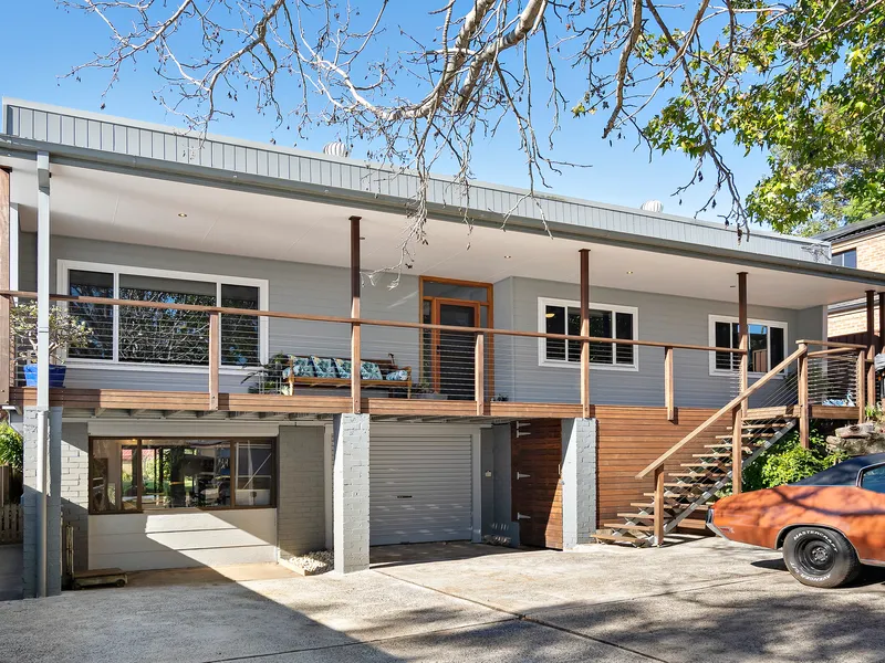 Modern family home on extensive block