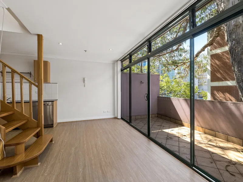 Unique Loft Style One Bedroom Unit 