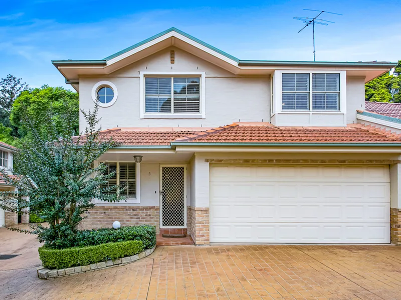 Superb townhouse in prized Castle Hill enclave