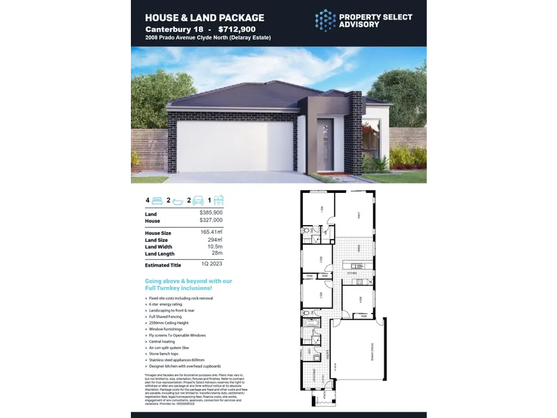 Beauty in Clyde North - Canterbury 18 - Prado Avenue Clyde North (Delaray Estate)