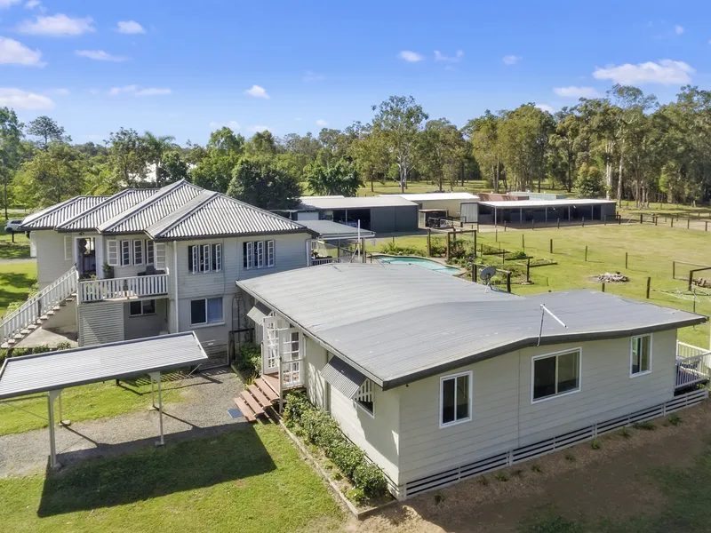 LIVE THE DREAM ON 8.85 ACRES - PLUS  WATER FRONTAGE ON YOUR BACK DOORSTEP