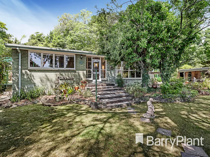 Spacious home crowns the court.