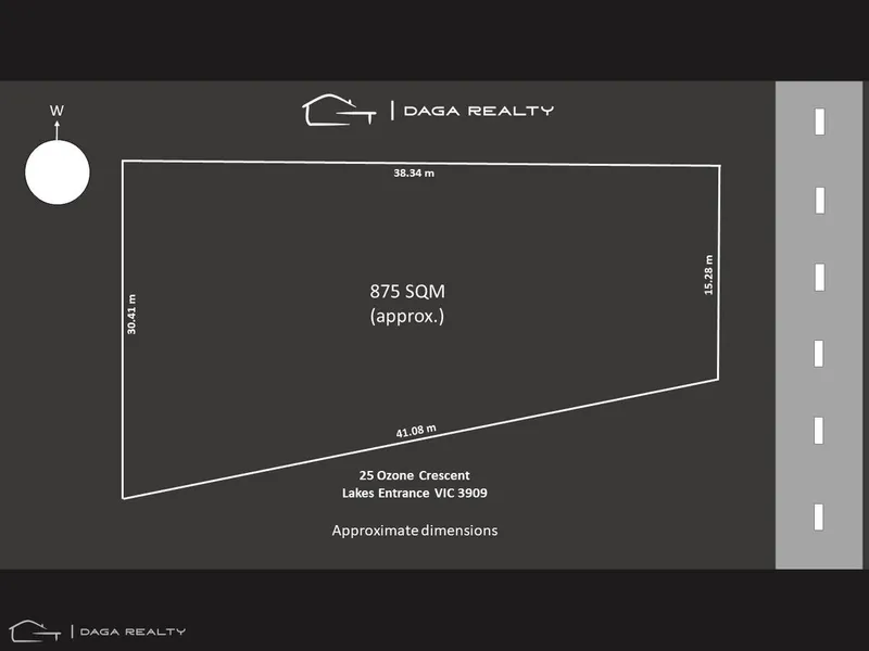 875m2 - Titled block with distant ocean views