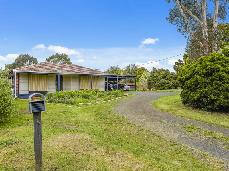 Well positioned with over half an acre of possibilities