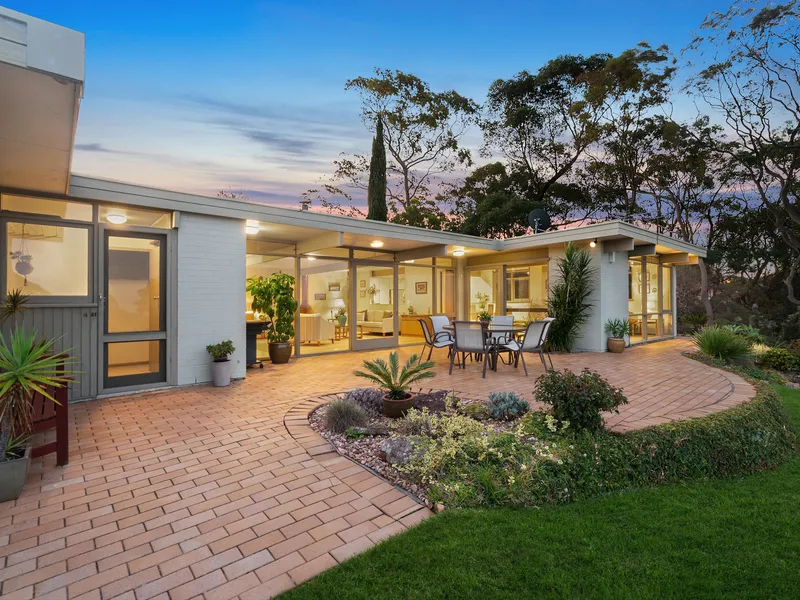 Peaceful family hideaway surrounded by greenery