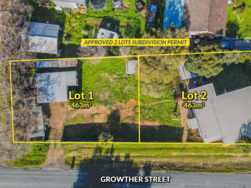 Little Lovely Home with 2 lots subdivision Permit