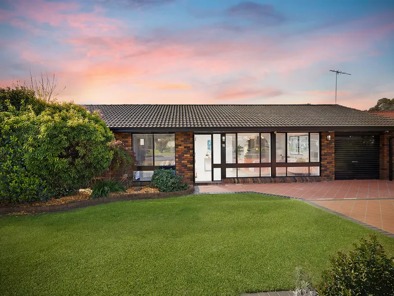 Beautifully maintained home in family-friendly area Occupying a level 627sqm block