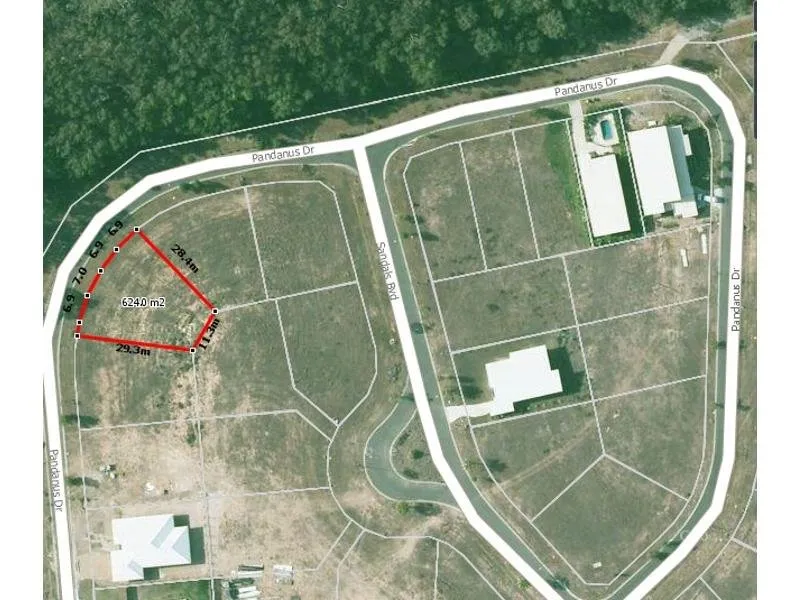 Northerly Facing Lot Close to Natural Lagoon