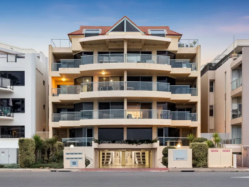 Exclusive Apartment Living with Stunning Glenelg Beach Views