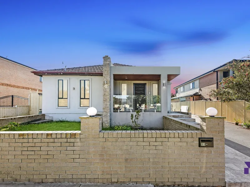 Modern house and granny flat hold duplex potential across a 603.81sqm block