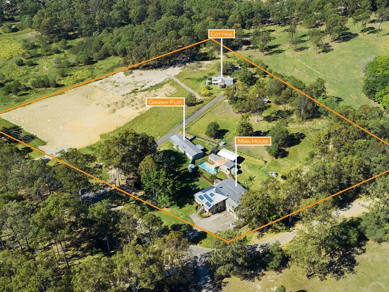 Private Dual Living on a massive 3ha of land!