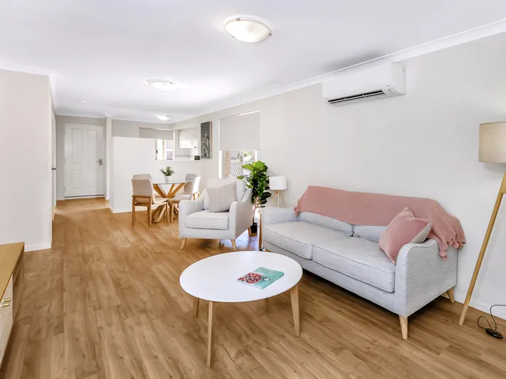 Enjoy open plan living and new flooring throughout.