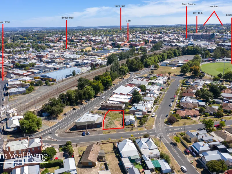 Building block in Central Ballarat