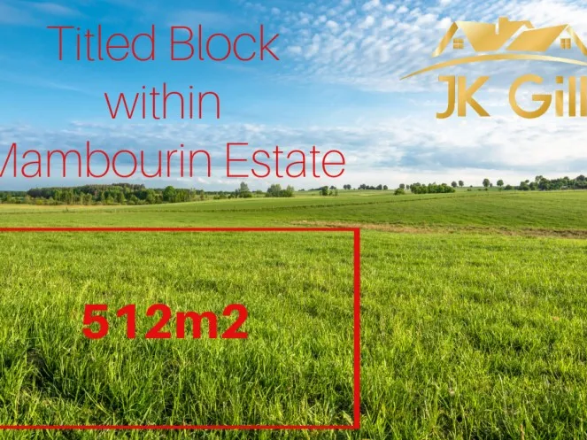 512m2 titled block within Mambourin Estate
