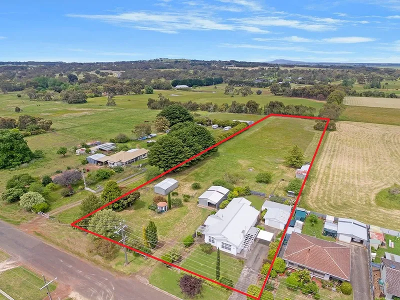 Well built home with land across from Golf Club