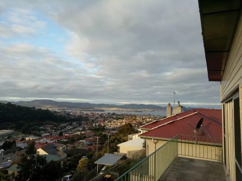 Sunny 4 bedroom house with amazing views in trendy South Hobart