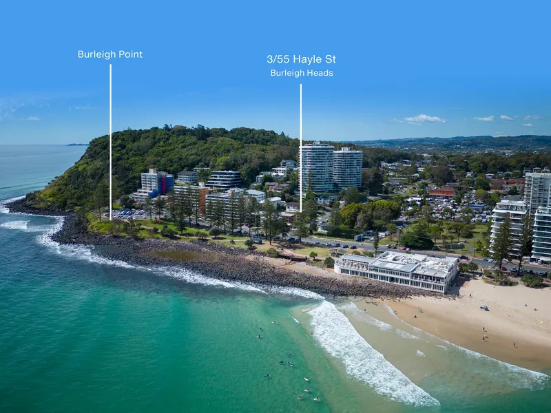 SPARKLING OCEAN VIEWS – FOOTSTEPS TO BURLEIGH BEACH
