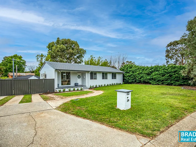 Rendered 3 bedroom renovated home set on a large 785m2 block
