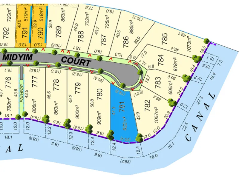 Last remaining 25.4 mtr waterfrontage block in Palm cove