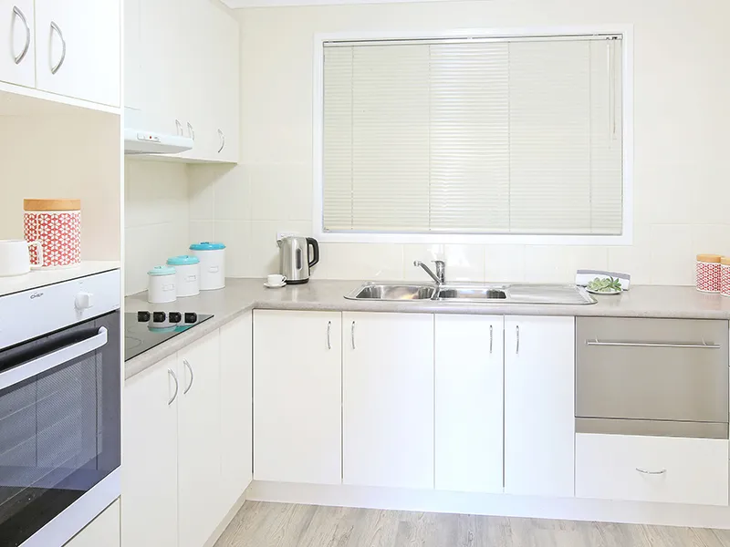 Large sunny kitchen with plenty of space