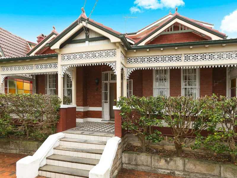 Gorgeous period detailed home with soaring ceilings