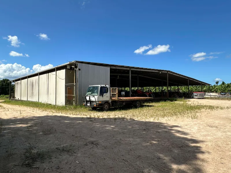 Farm with large Sheds, 286 ML Water Allocation and long Creek frontage, would suit conversion to Cattle & Small crops. Sale by EOI closing 17/04/2024