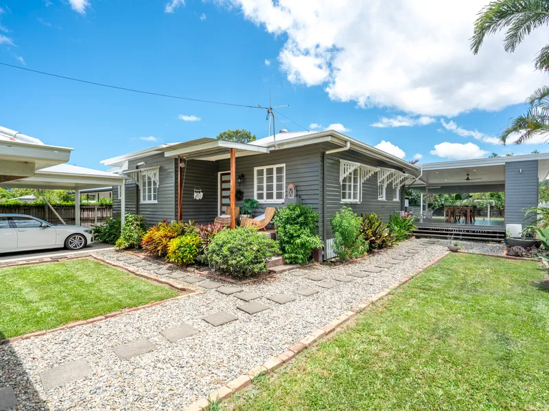 Tastefully Renovated Character Queenslander on 1,126m2 + Pool + Wide Side Access to Shed
