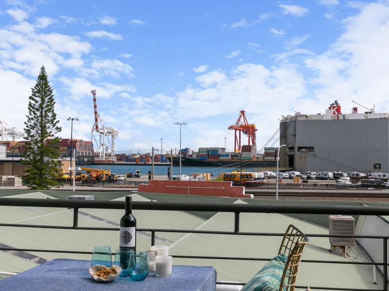 Fremantle port views from your kitchen!