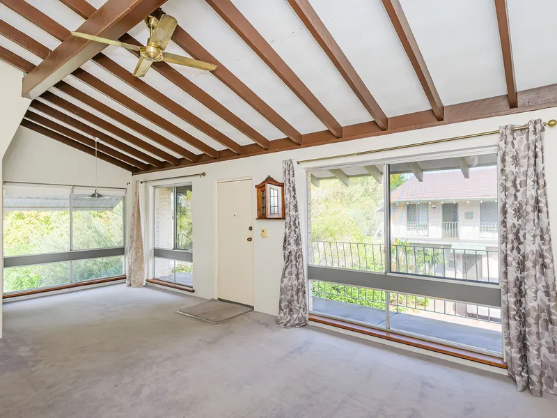 Peaceful view of the park