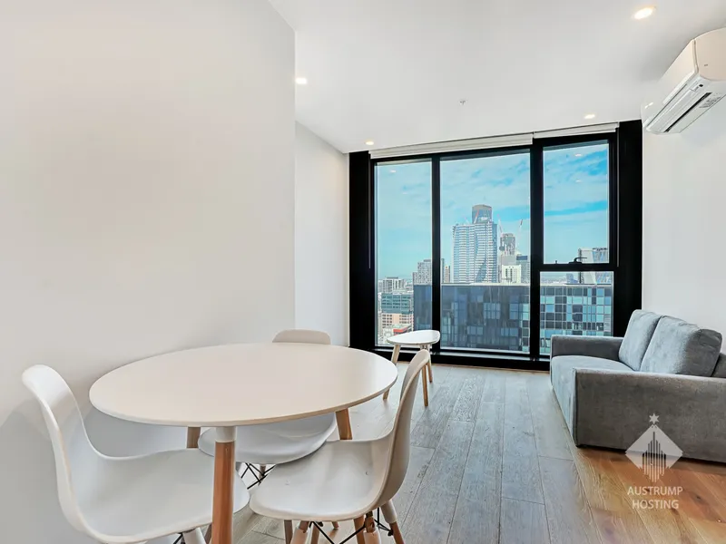 luxury one bedroom apartment in Melbourne's tallest tower-380 Melbourne