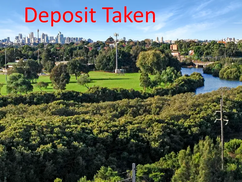 Large 1 bedroom apartment with city, water & park views