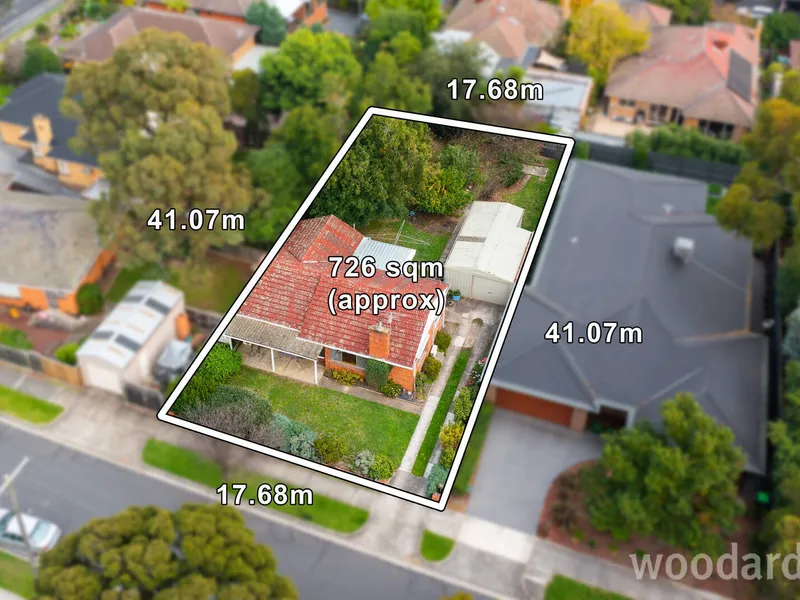 Embrace the potential, land size, and stunning location