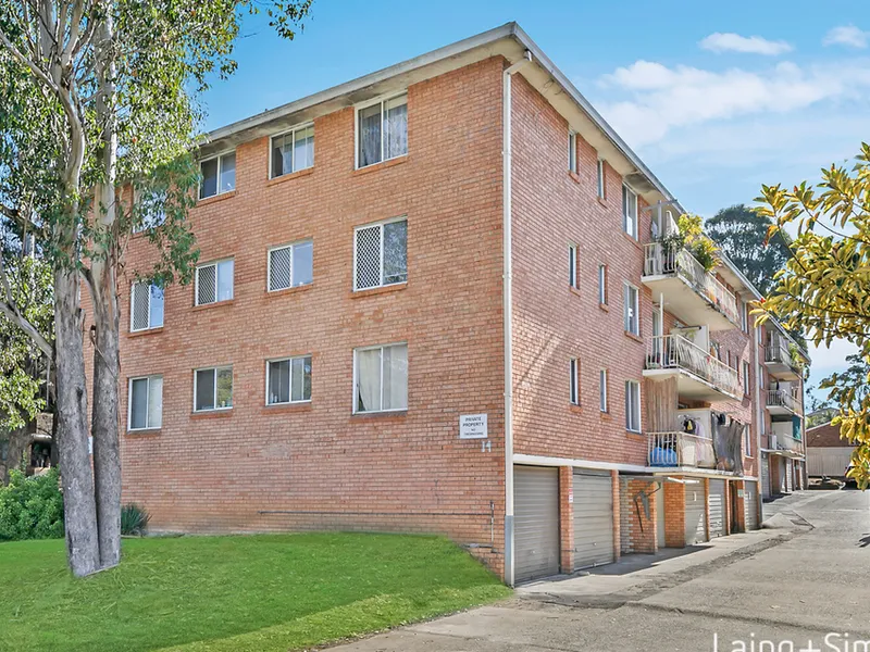 Move-in ready, two-bedroom apartment with updated kitchen