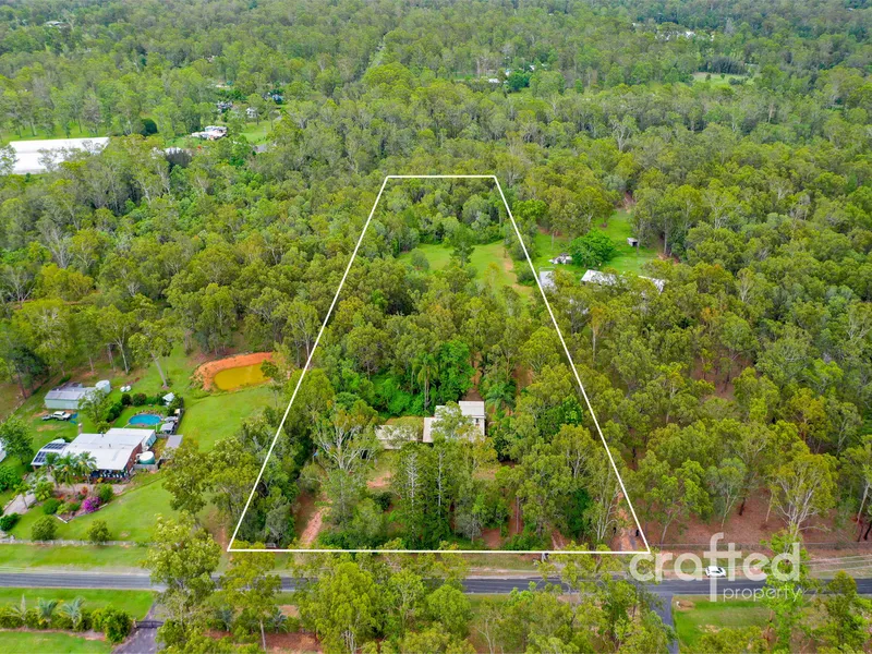 acreage life |   A Little Hidden Getaway + Family Home + Shed + Dam (Land: 5 acres)