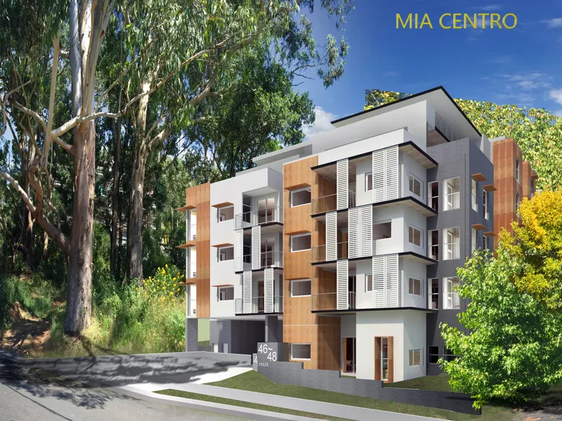 NOW SELLING 'MIA CENTRO' Apartments GOSFORD - OFF THE PLAN