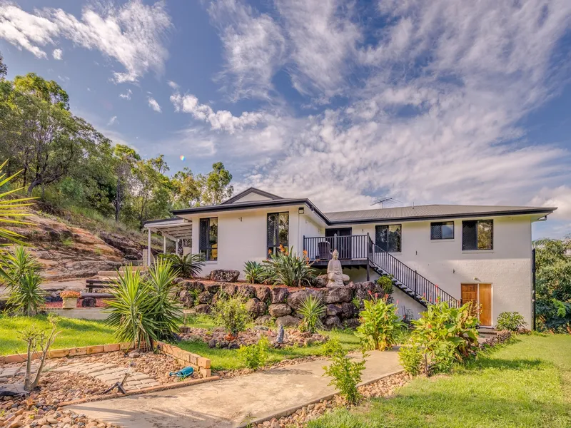 Private Acreage With Large Family Home