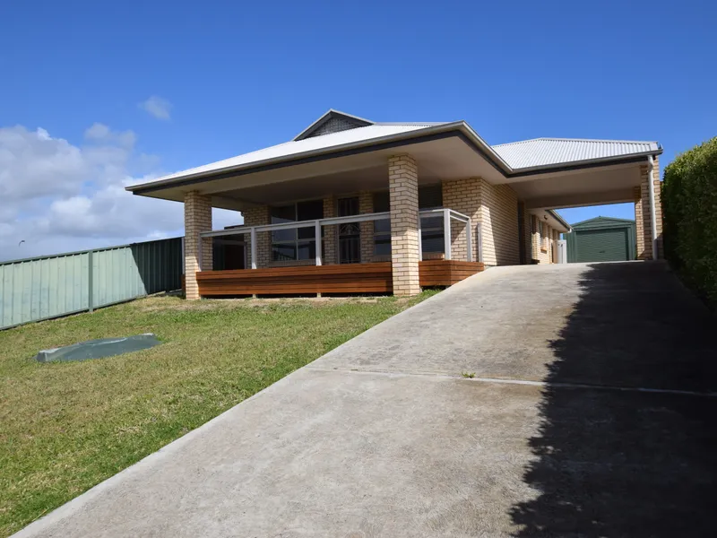 Solid brick home with seaviews