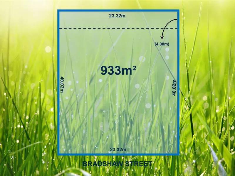 933sqm alllotment in an established location