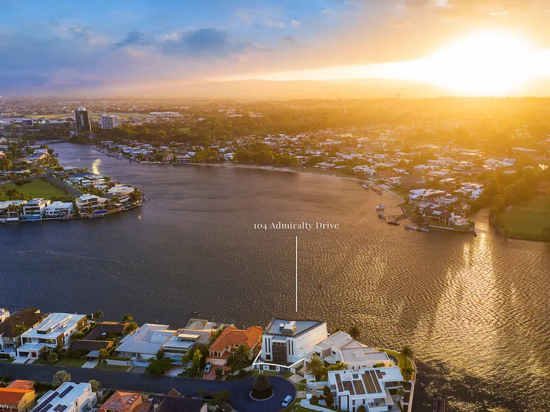 Main River trophy mansion presents super luxe living on a grand scale