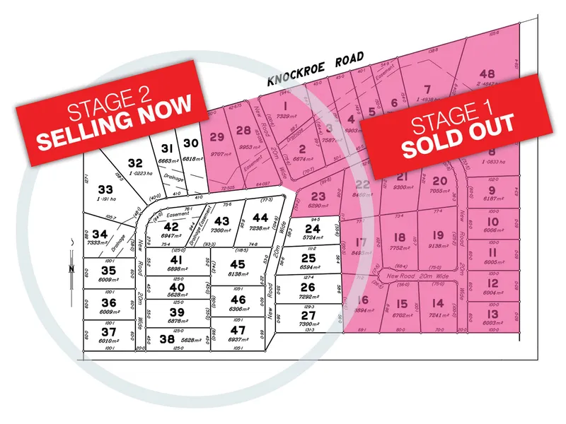 DEVELOPER SELL OUT!!  9 ACREAGE LOTS