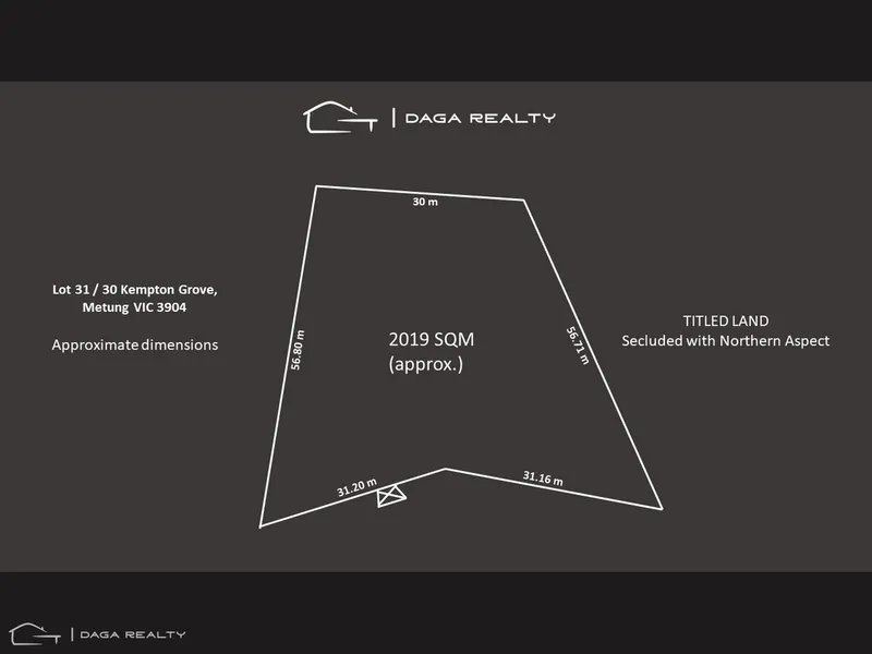 Titled land for sale in Metung - very close to the future Metung Hot Springs