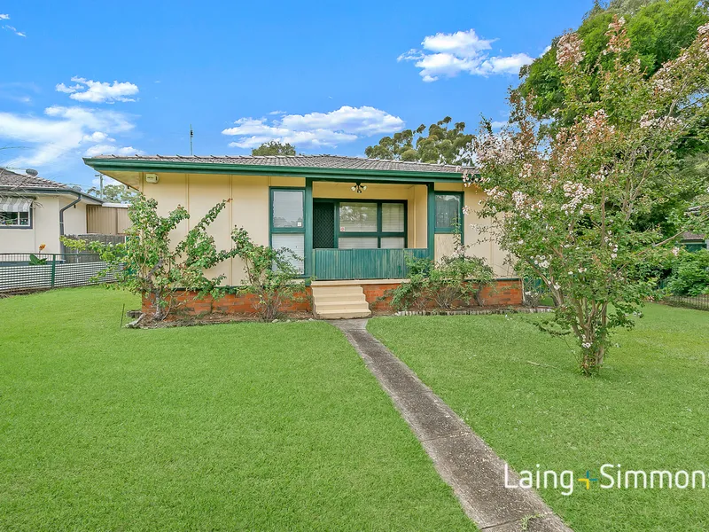 Excellent opportunity for buyers looking to renovate or recreate