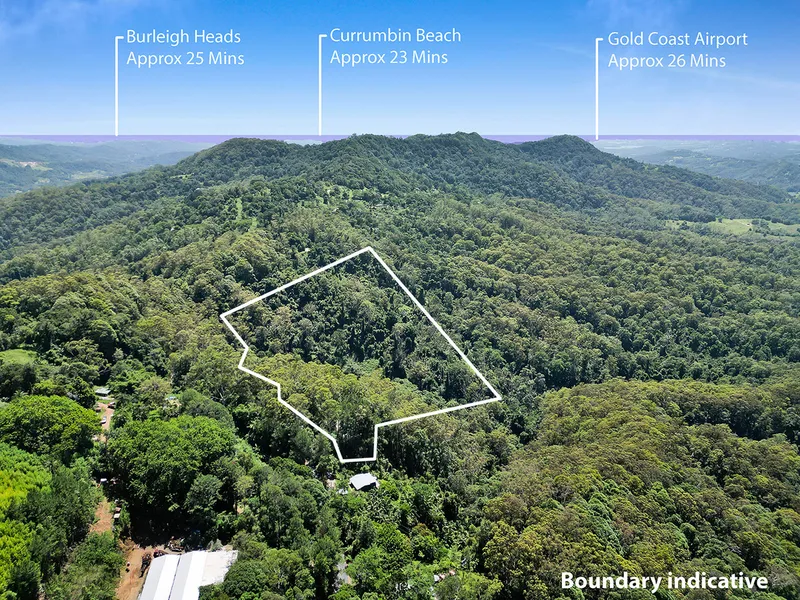 Escape to Tranquil Paradise: Rare 23 Acres of Untouched Beauty on Tomewin Mountain